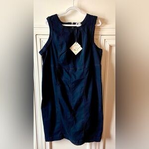 🔵 AVA & VIV DARK BLUE DENIM DRESS - SIZE 18 - BRAND NEW 🔵